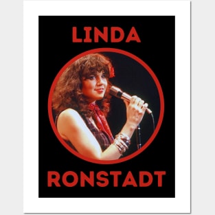 linda ronstadt ll red Posters and Art